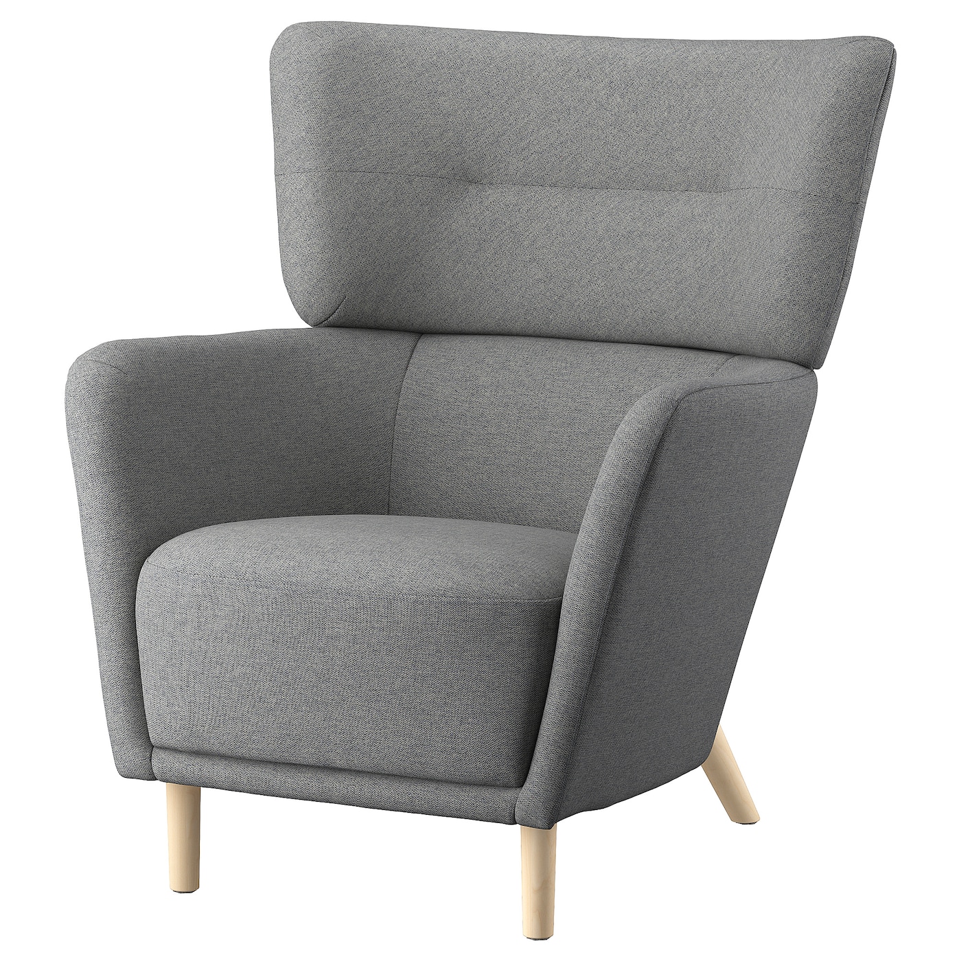 IKEA OSKARSHAMN fotel uszak, Tibbleby beżowy/szary, Głębokość: 86 cm