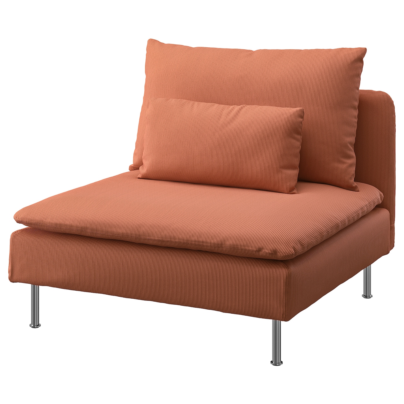 IKEA SÖDERHAMN sekcja 1-osobowa, Kelinge rdzawy, Szerokość: 93 cm