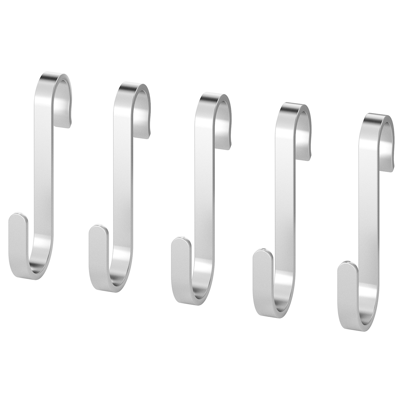 IKEA KUNGSFORS haczyk "s", stal nierdz, Wysokość: 6 cm