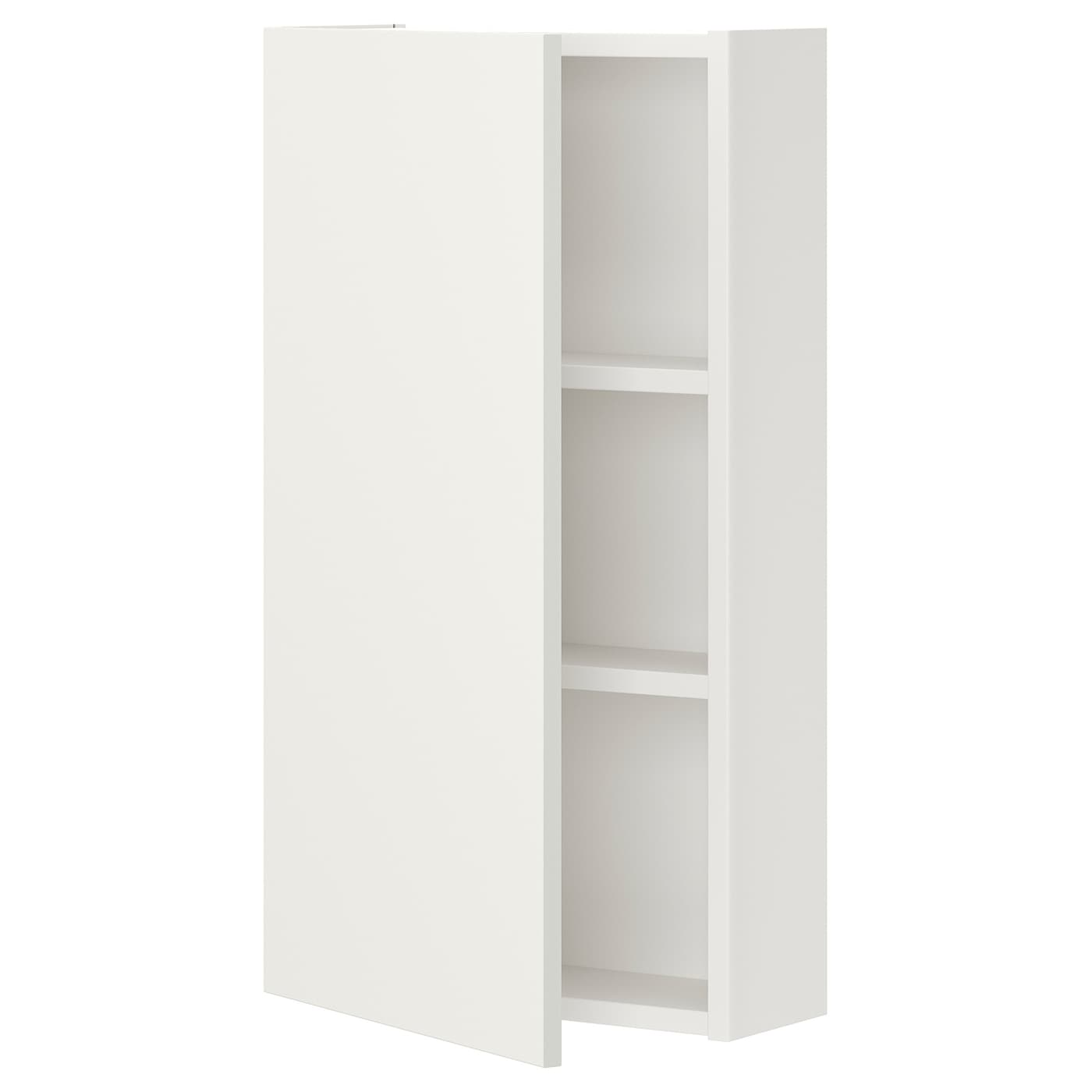 IKEA ENHET szafka wisząca 2półki/drzwi, biały, 40x17x75 cm