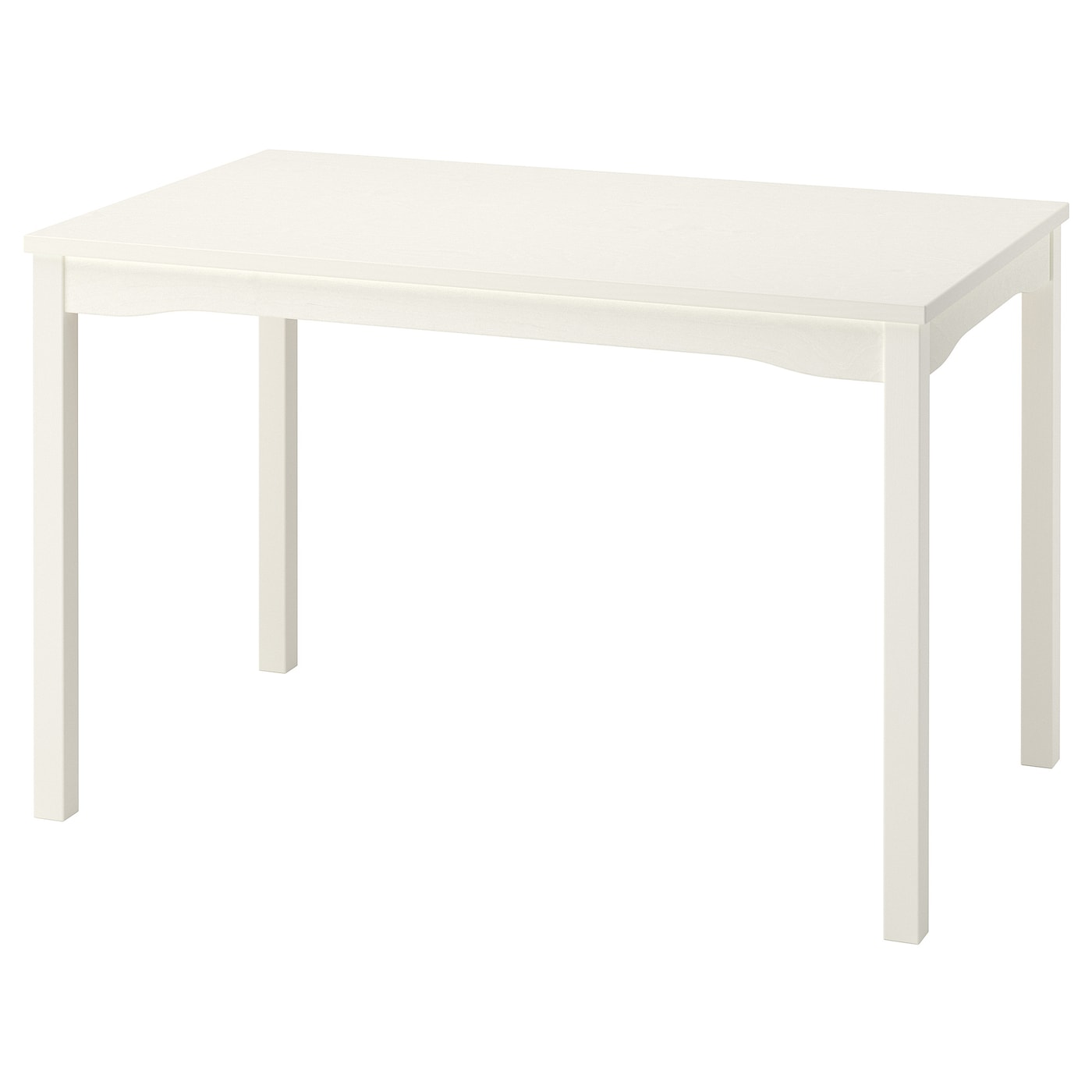 IKEA HAUGA stół, biały/okl brzoz, 118x74 cm