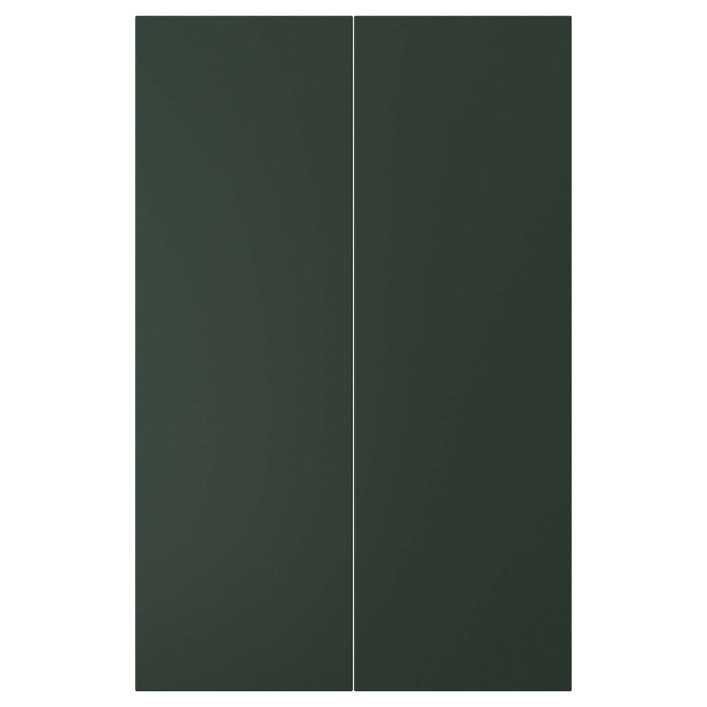 IKEA HAVSTORP drz sza nar 2 szt, głęboki zielony, 25x80 cm