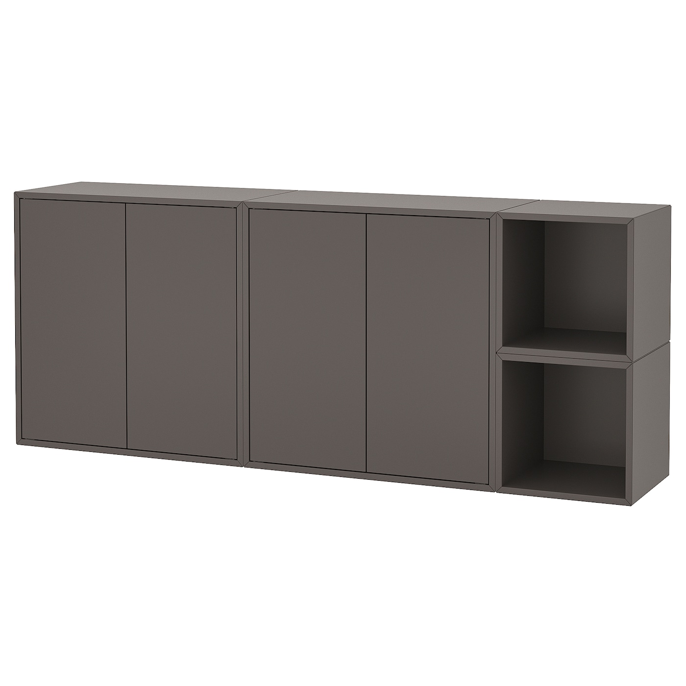 IKEA EKET kombinacja szafek ściennych, ciemnoszary, 175x35x70 cm