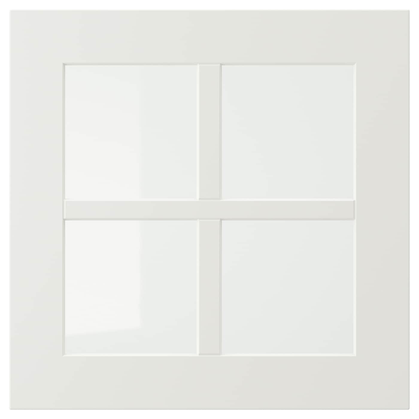 IKEA STENSUND drzwi szklane, biały, 40x40 cm