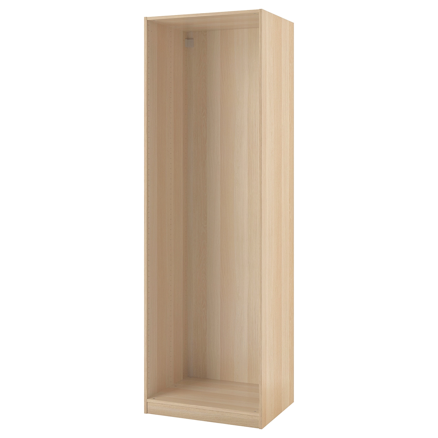 IKEA PAX obudowa szafy, imitacja dębu bejcowanego na biało, 75x58x236 cm