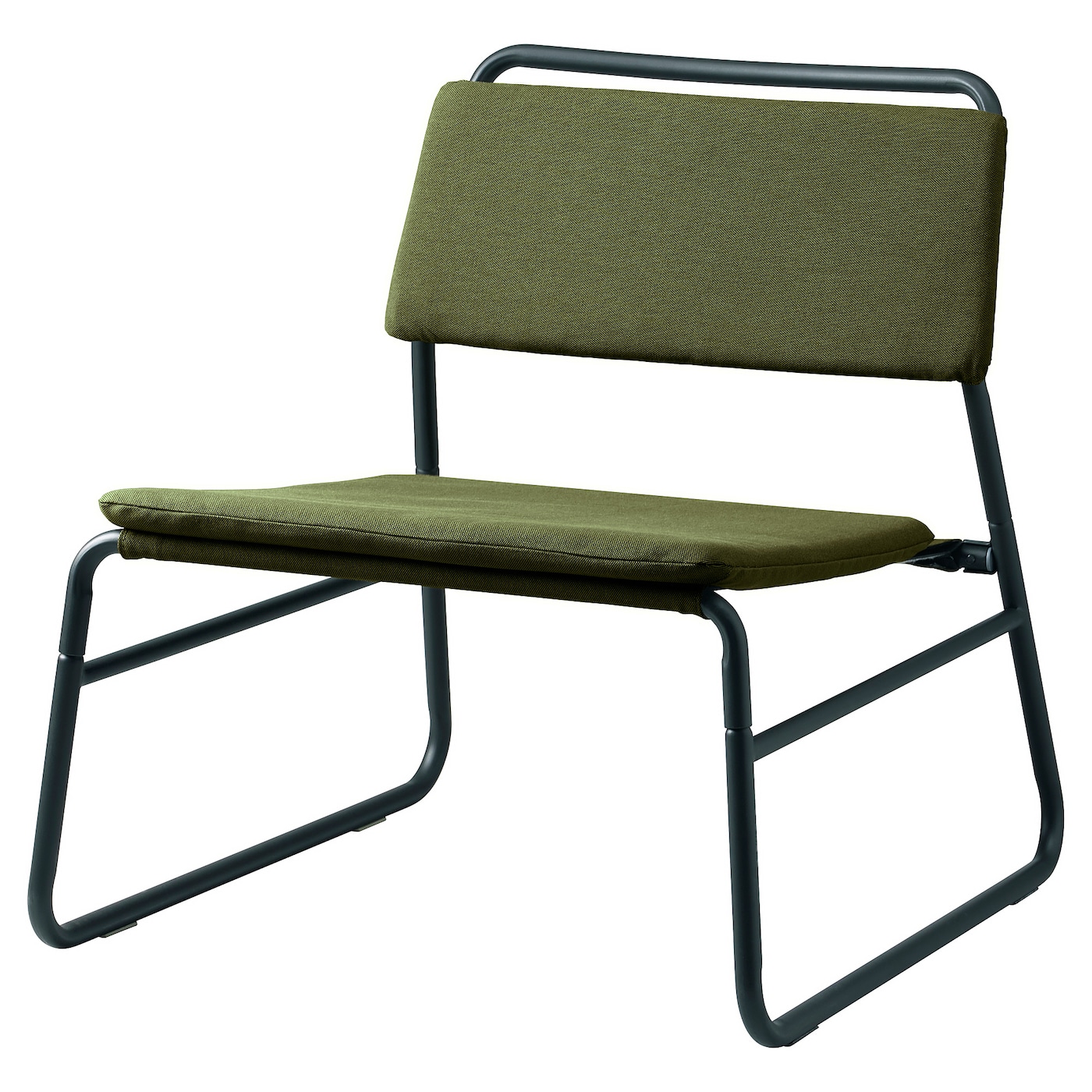 IKEA LINNEBÄCK fotel, Orrsta oliwkowy, Szerokość: 55 cm