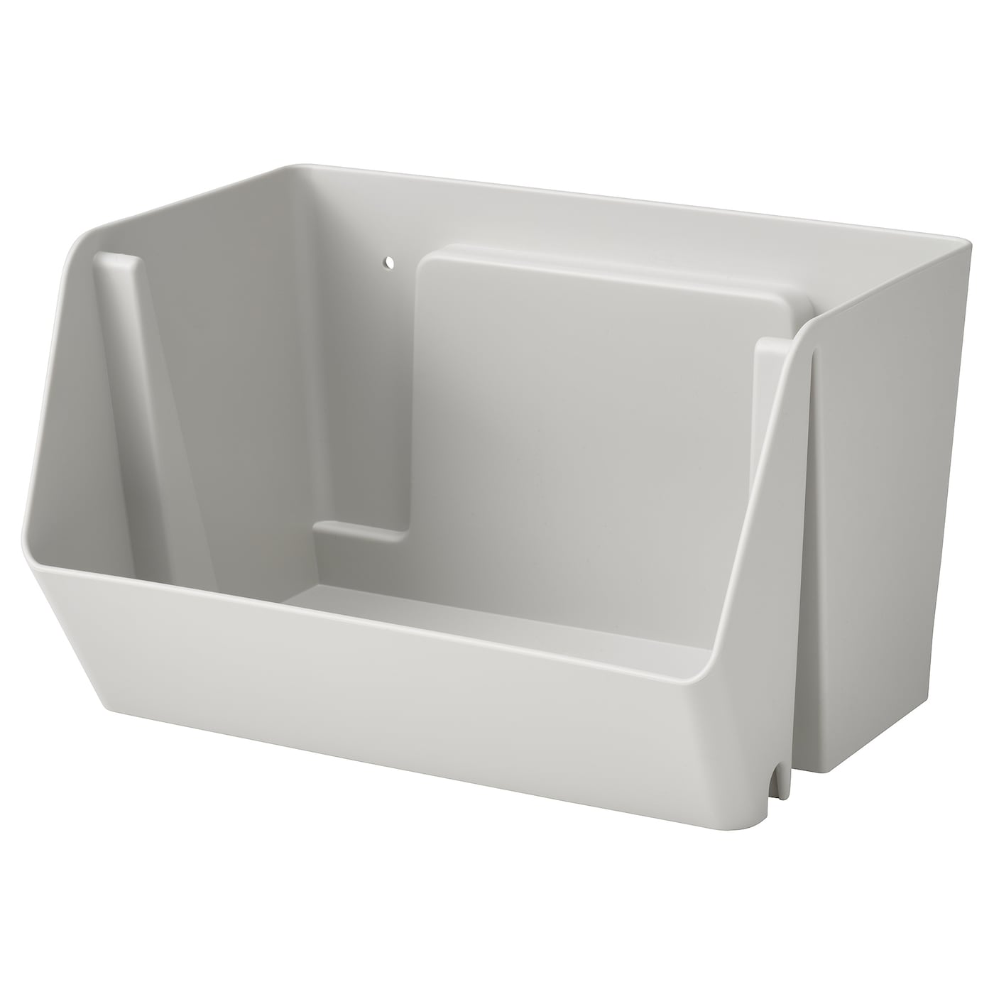 IKEA FODERTRÅG organizer na biurko/ścianę, jasnoszary, 25x18x15 cm