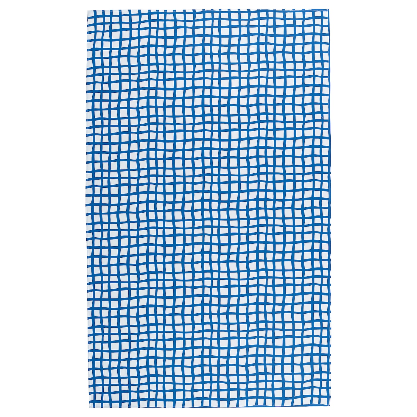 IKEA PILLERSTARR obrus, wzór/niebieski biały, 145x240 cm