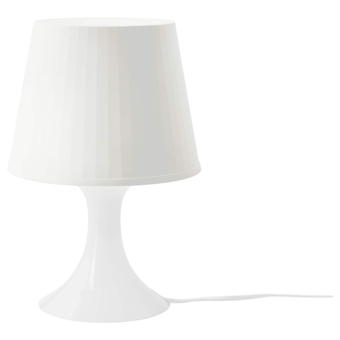 IKEA LAMPAN lampa stołowa, biały, 29 cm