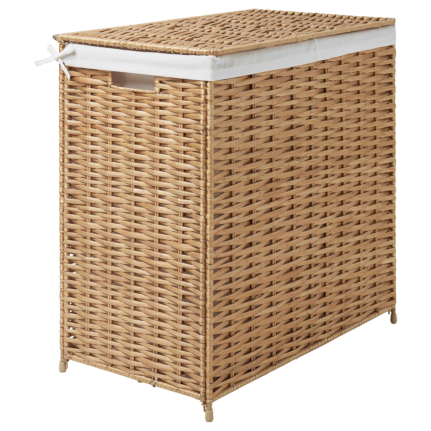 IKEA NATTGIBBA kosz na pranie, wiklina/wykonano ręcznie, 100 l