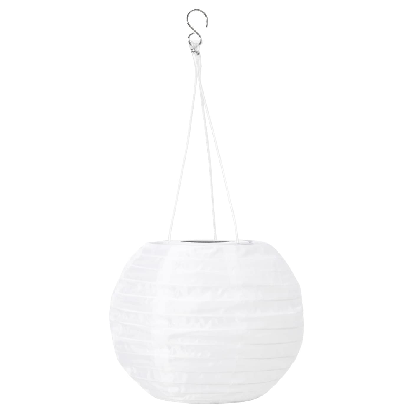 IKEA SOLVINDEN lampa wisząca na energię słon. LED, zewnętrzne/kula biały, 22 cm