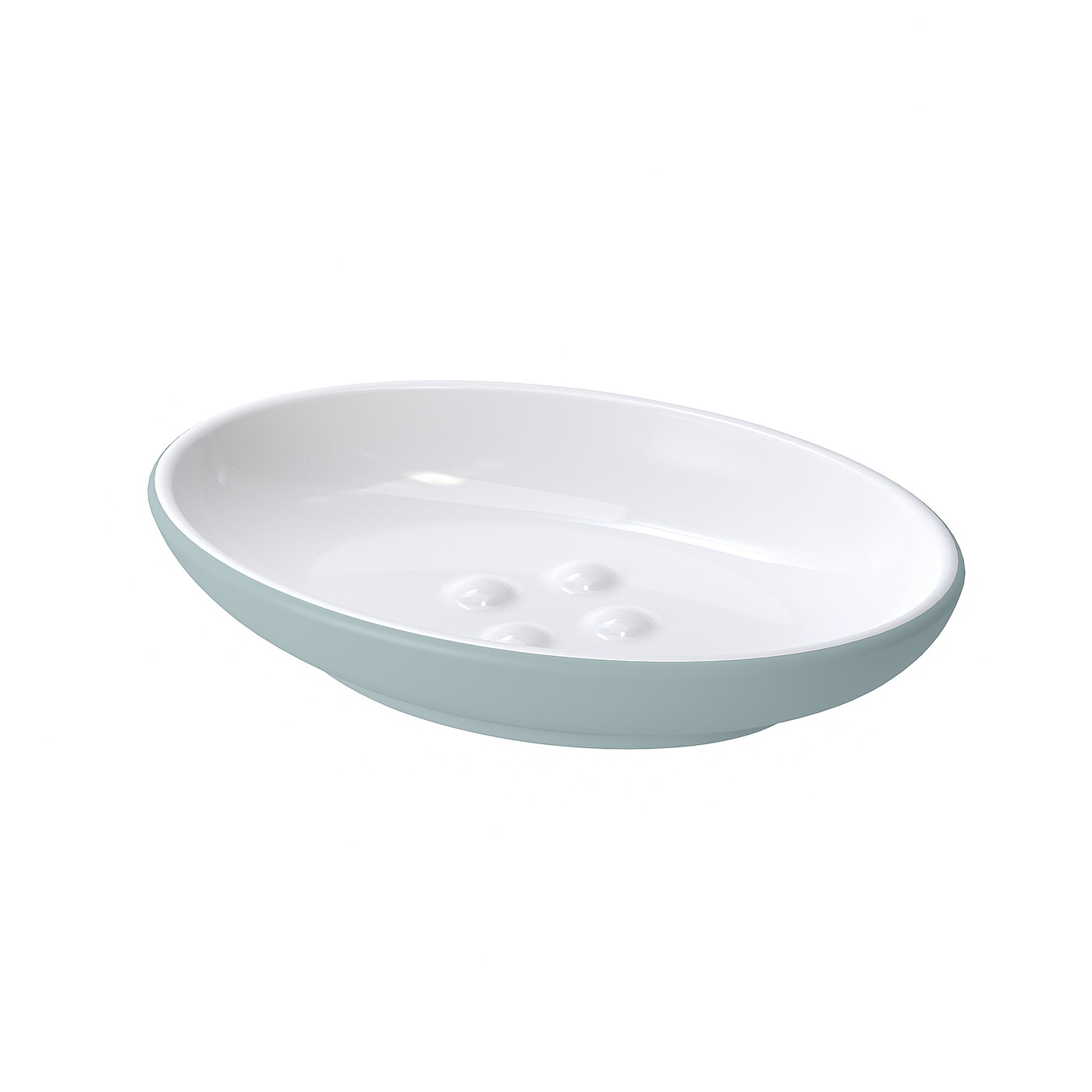 IKEA EKOLN mydelniczka, jasny szaroturkusowy, Długość: 13 cm