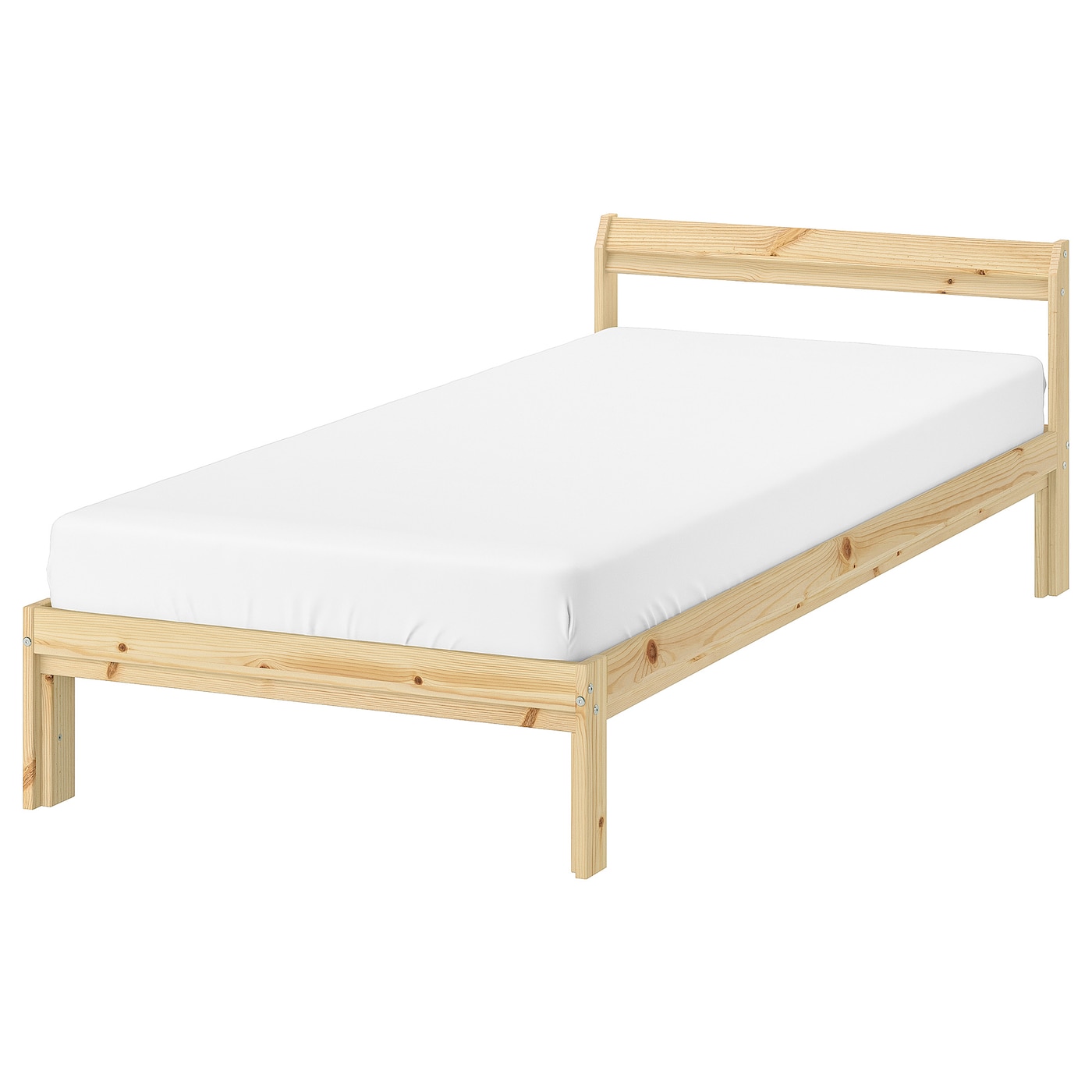 IKEA NEIDEN rama łóżka, sosna, 90x200 cm