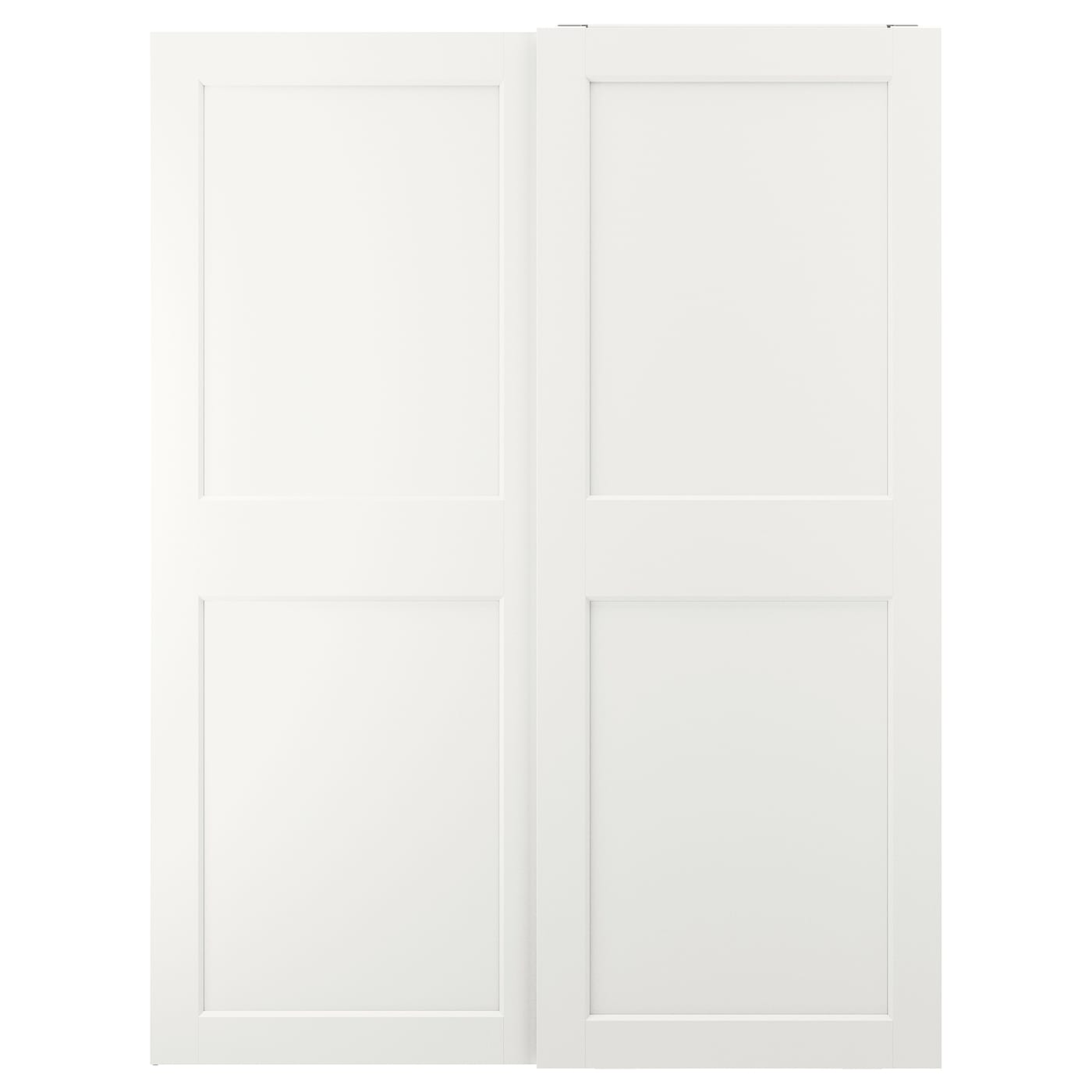 IKEA GRIMO Drzwi przesuwne, biały, 150x201 cm