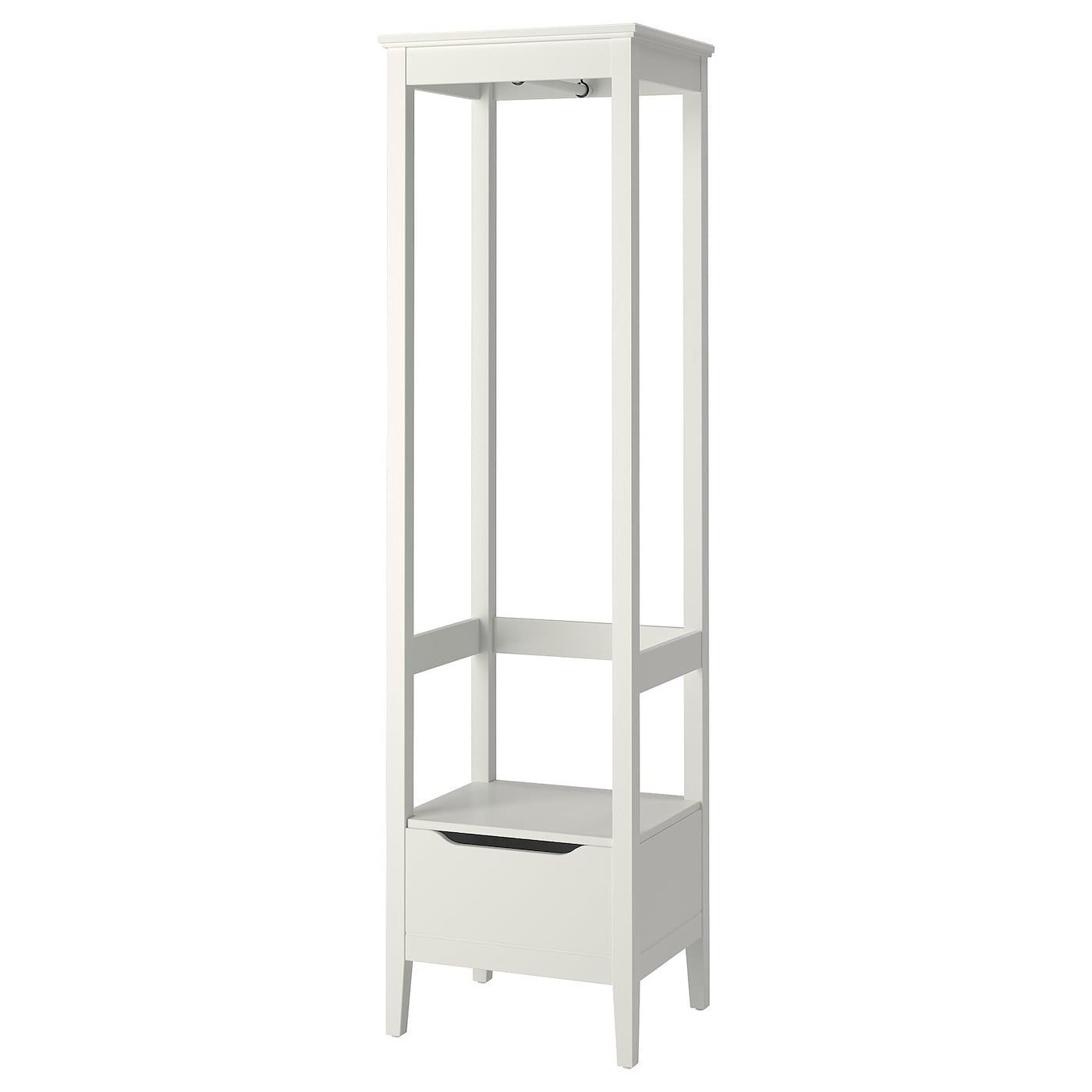 IKEA IDANÄS szafa otwarta, biały, 59x211 cm
