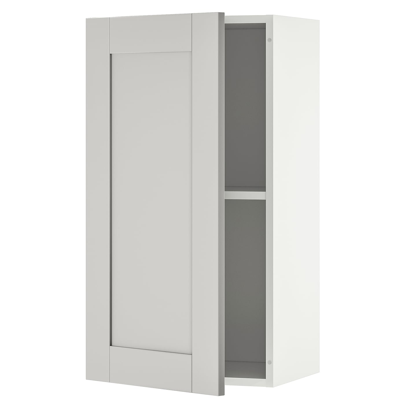 IKEA KNOXHULT szafka wisząca z drzwiczkami, szary, 40x75 cm