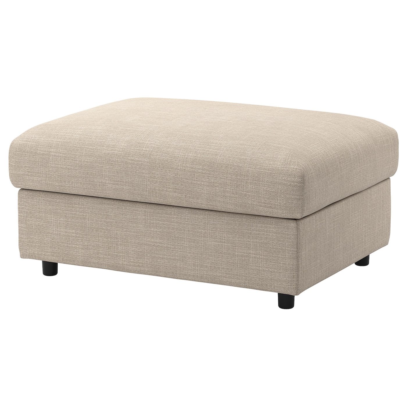 IKEA VIMLE podnóżek ze schowkiem, Hillared beżowy, Długość: 98 cm