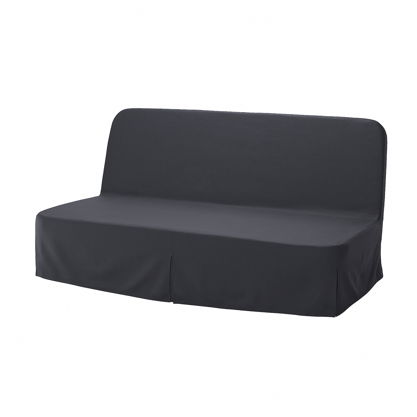 IKEA NYHAMN sofa 3-osobowa, rozkładana, materac ze sprężynami kieszeniowymi Naggen/ciemnoszary, Szerokość: 200 cm