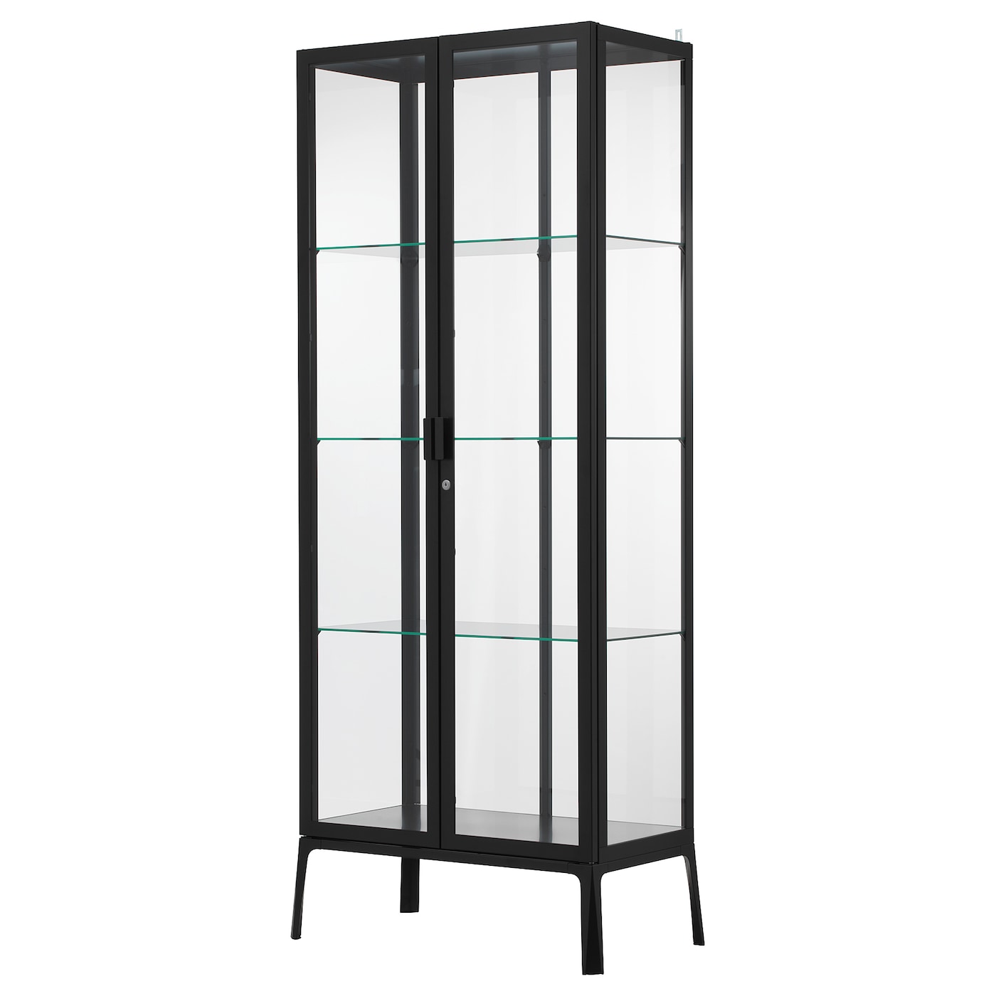 IKEA MILSBO witryna, antracyt, 73x175 cm