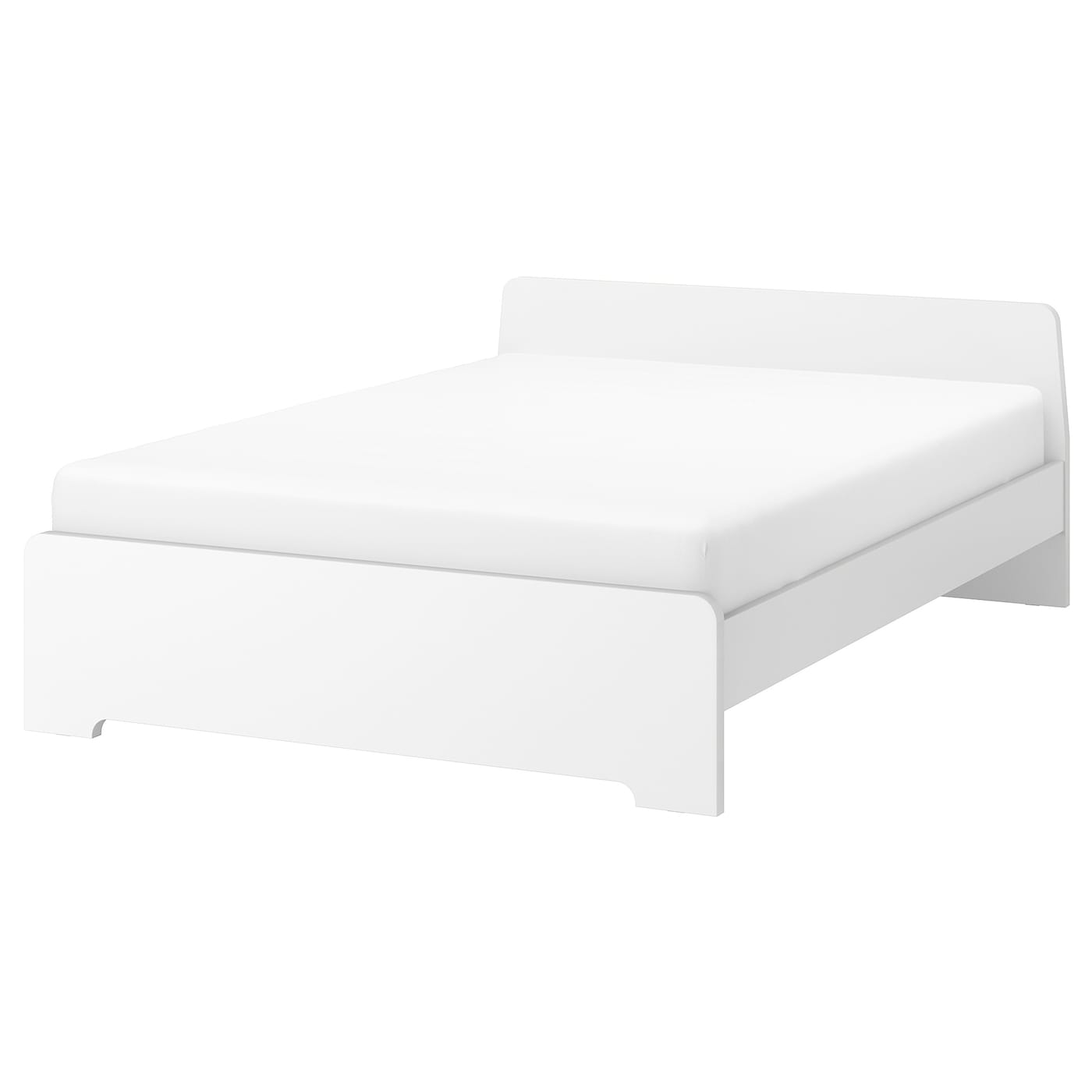 IKEA ASKVOLL rama łóżka, biały, 140x200 cm
