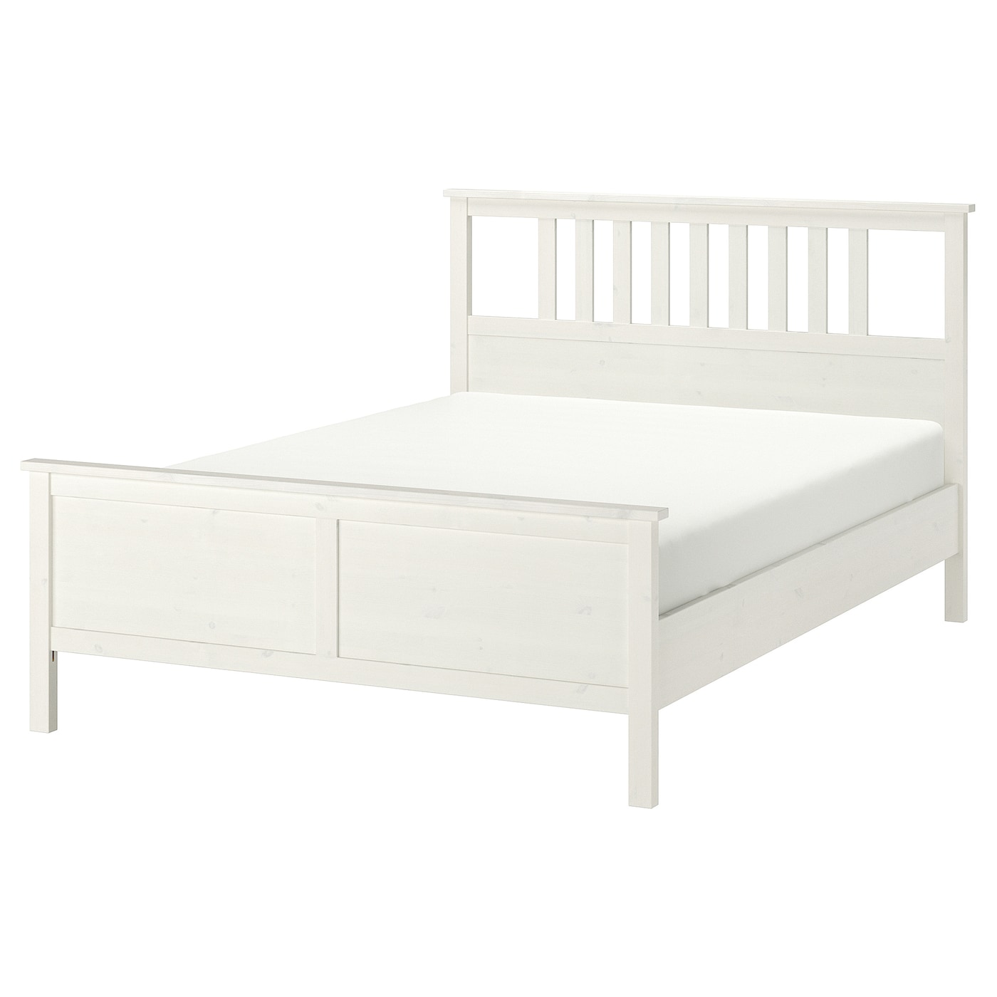 IKEA HEMNES rama łóżka, biała bejca, 160x200 cm