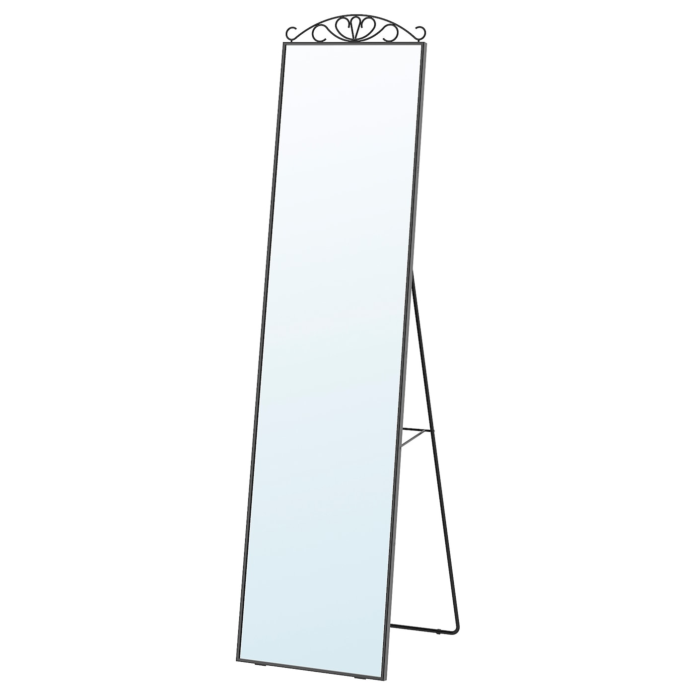 IKEA KARMSUND lustro stojące, czarny, 40x167 cm