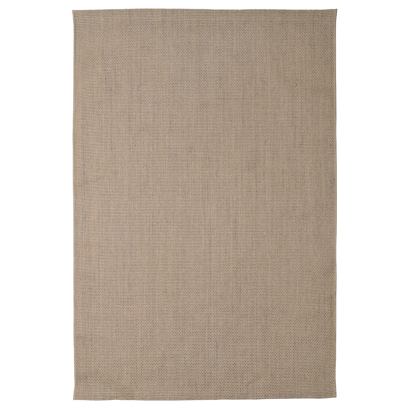 IKEA VODSKOV dywan tkany na płasko, naturalny/jasnoszary, 133x195 cm