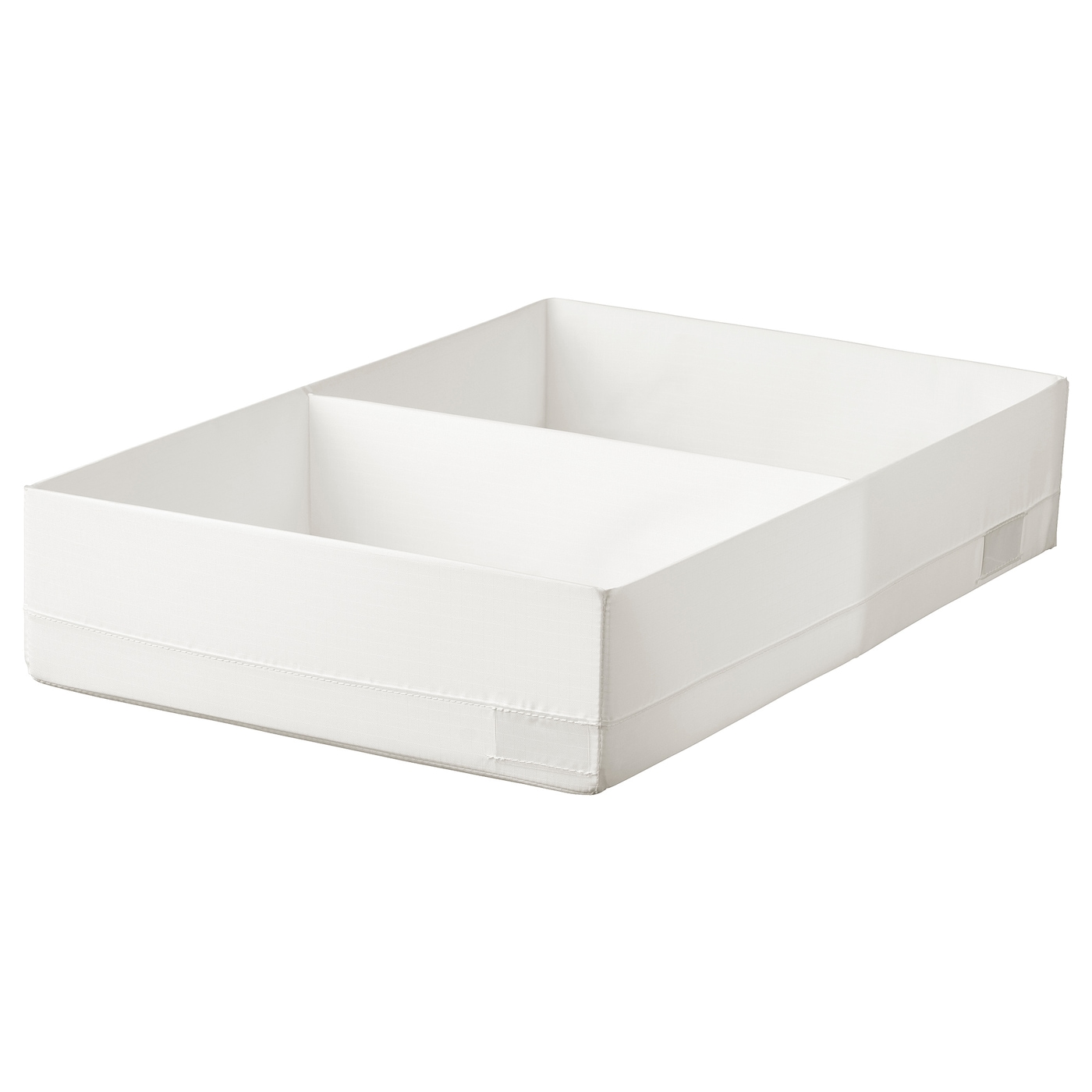 IKEA STUK pudełko z przegródkami, biały, 34x51x10 cm