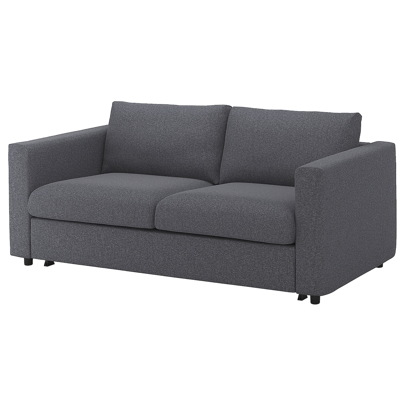 IKEA VIMLE sofa 2-osobowa, rozkładana, Gunnared średnioszary, Wysokość łóżka: 53 cm