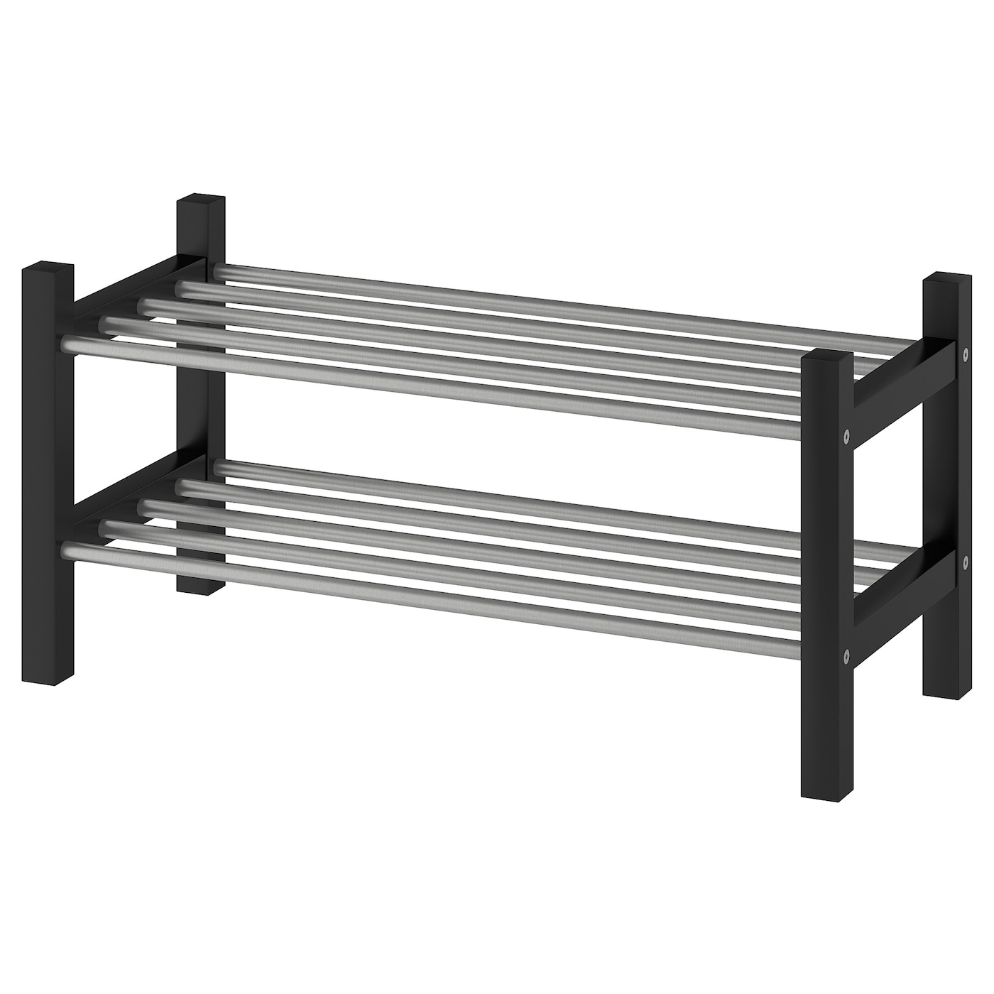 IKEA TJUSIG półka na buty, czarny, 79x32x37 cm