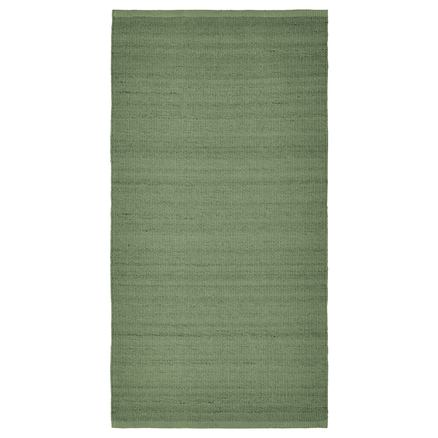 IKEA TIDTABELL dywan tkany na płasko, zielony, 80x150 cm