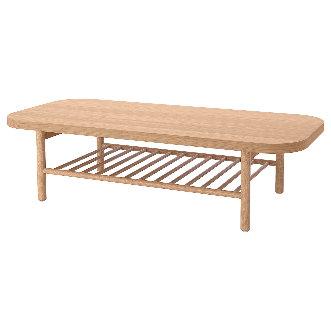 IKEA LISTERBY stolik kawowy, okl dęb, 140x60 cm