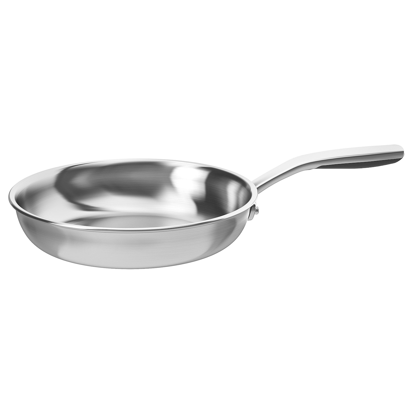 IKEA SENSUELL patelnia, stal nierdz/szary, 24 cm