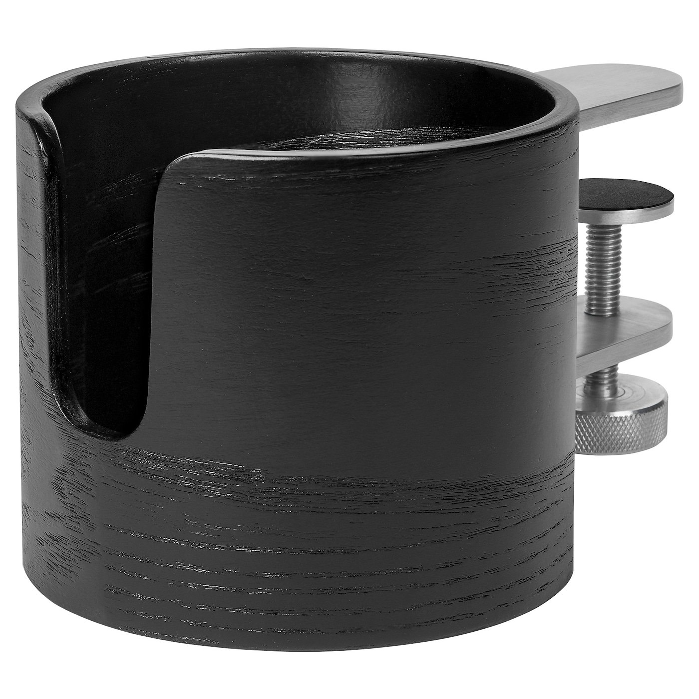 IKEA LÅNESPELARE uchwyt na kubek, czarny, Wysokość: 9 cm