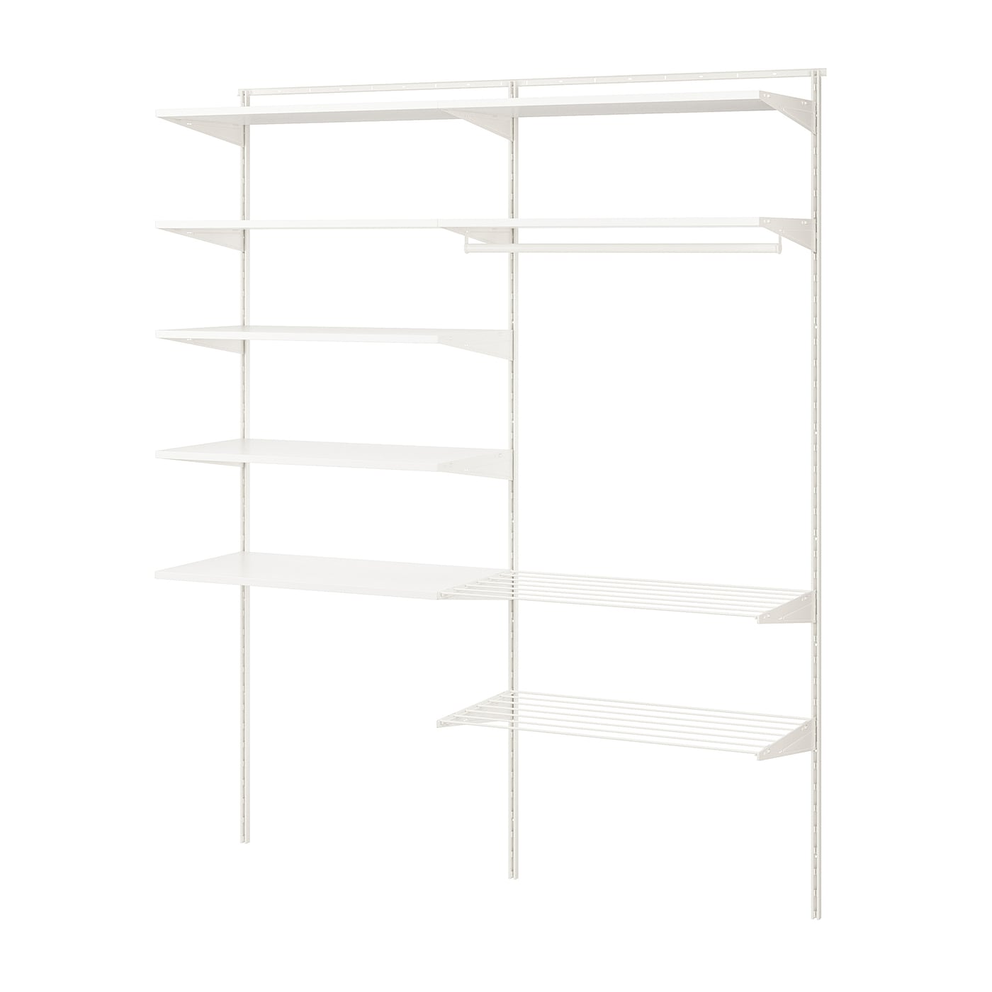 IKEA BOAXEL kombinacja do pralni, biały, 165x40x201 cm