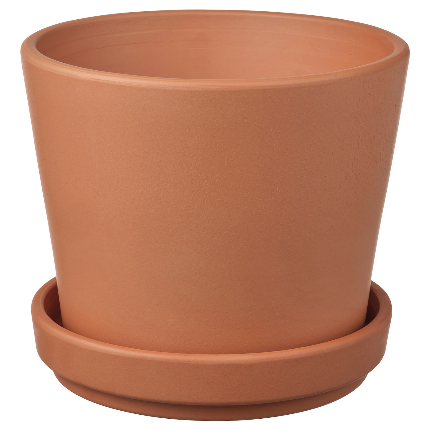 IKEA BRUNBÄR doniczka z podstawką, zewnętrzne terak, 12 cm