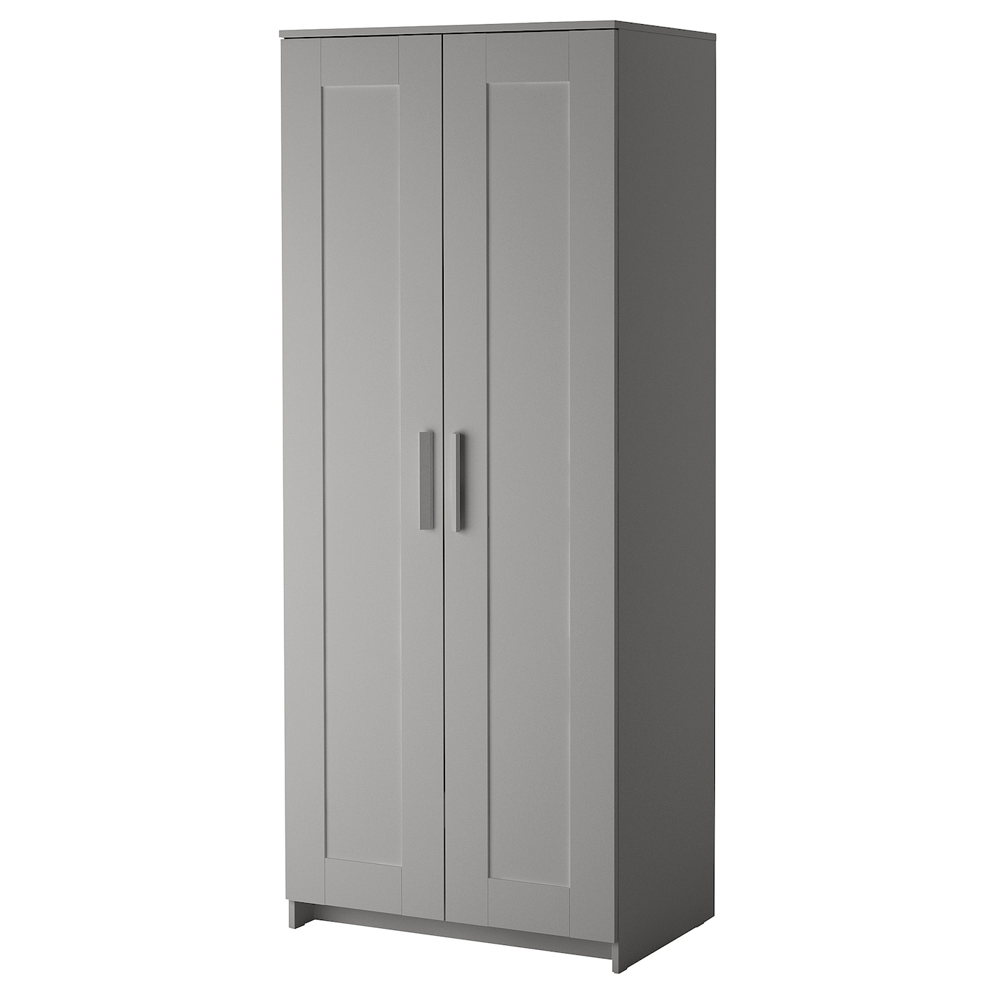 IKEA BRIMNES szafa 2 drzwi, szary, 78x190 cm