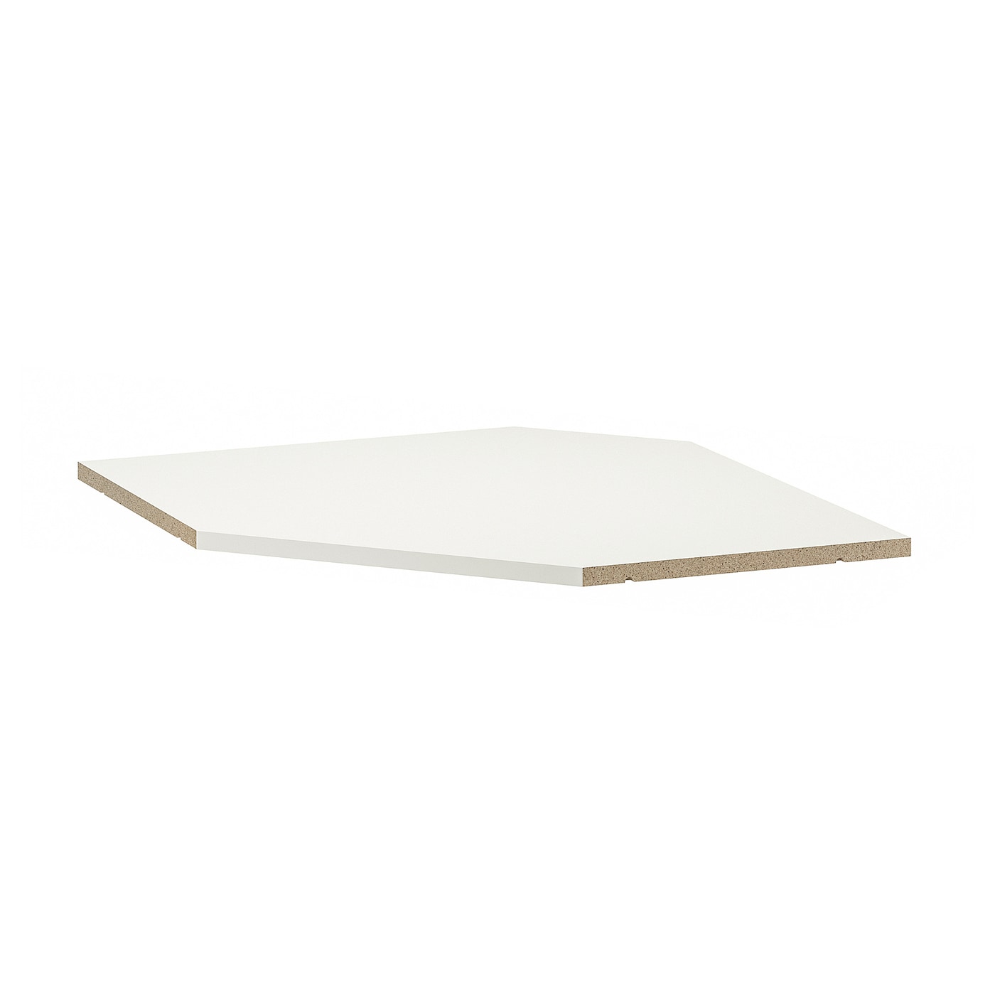 IKEA UTRUSTA półka do szafki ścien naroż, biały, 68 cm