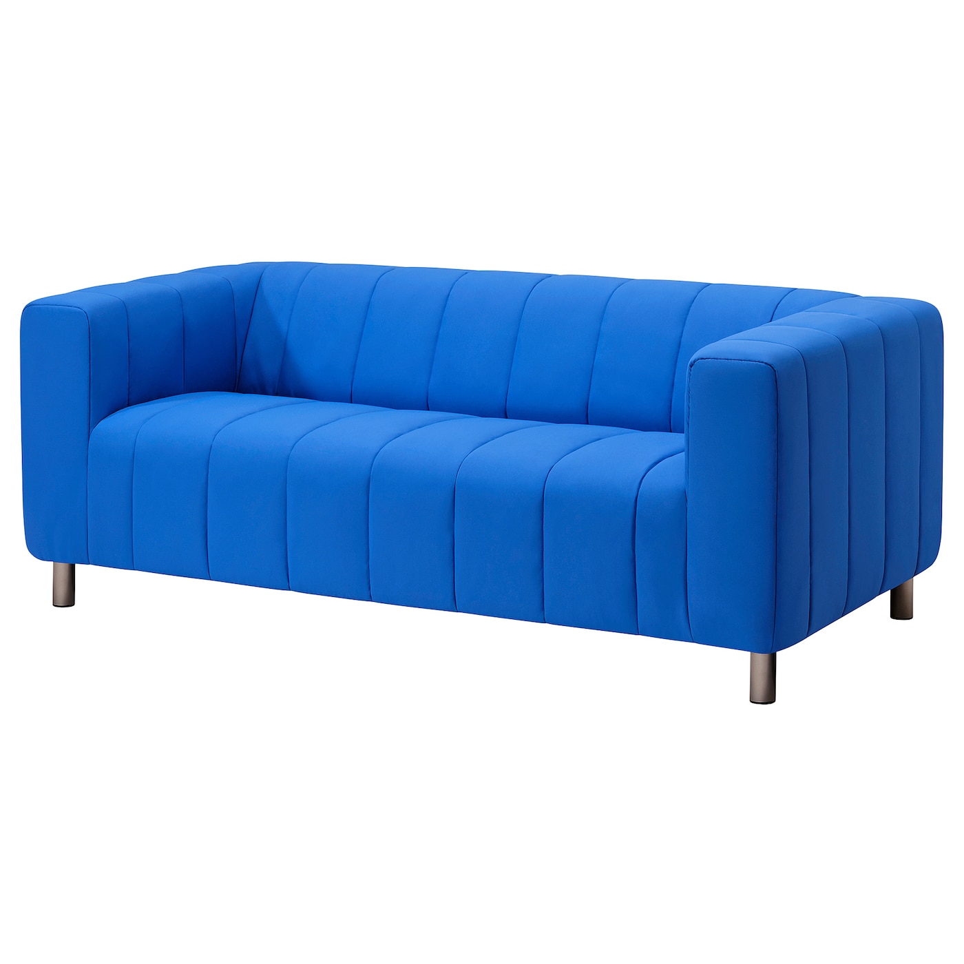 IKEA KLIPPAN sofa 2-osobowa, Långban jaskrawoniebieski, Szerokość: 180 cm