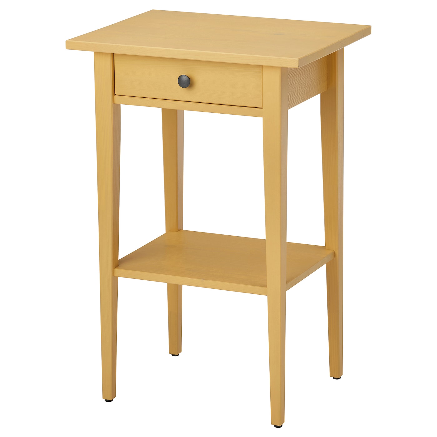 IKEA HEMNES Stolik nocny, bejca żółta, 46x35 cm
