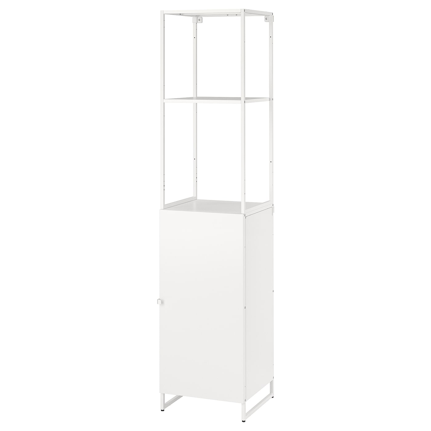IKEA JOSTEIN regał z drzwiczkami, do wewnątrz/na zewnątrz/biały, 41x44x180 cm