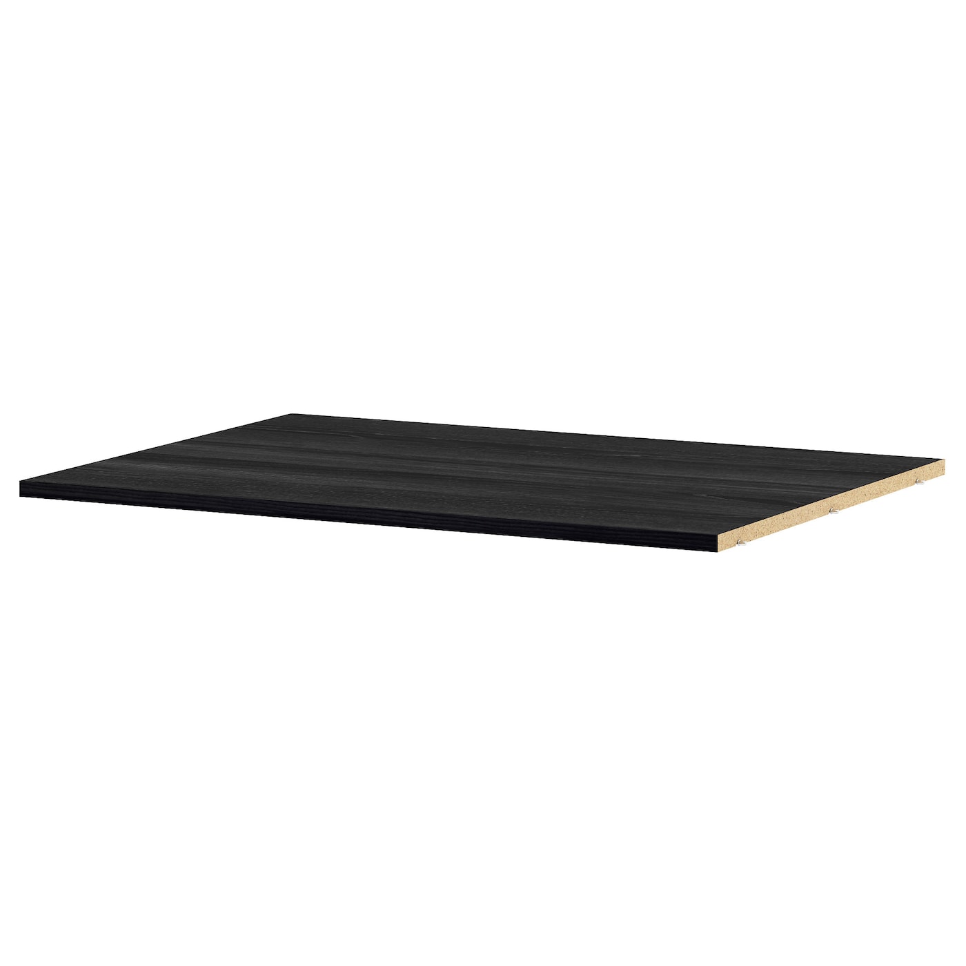 IKEA UTRUSTA półka do narożnej szafki stojącej, imitacja drewna czarny, 88 cm