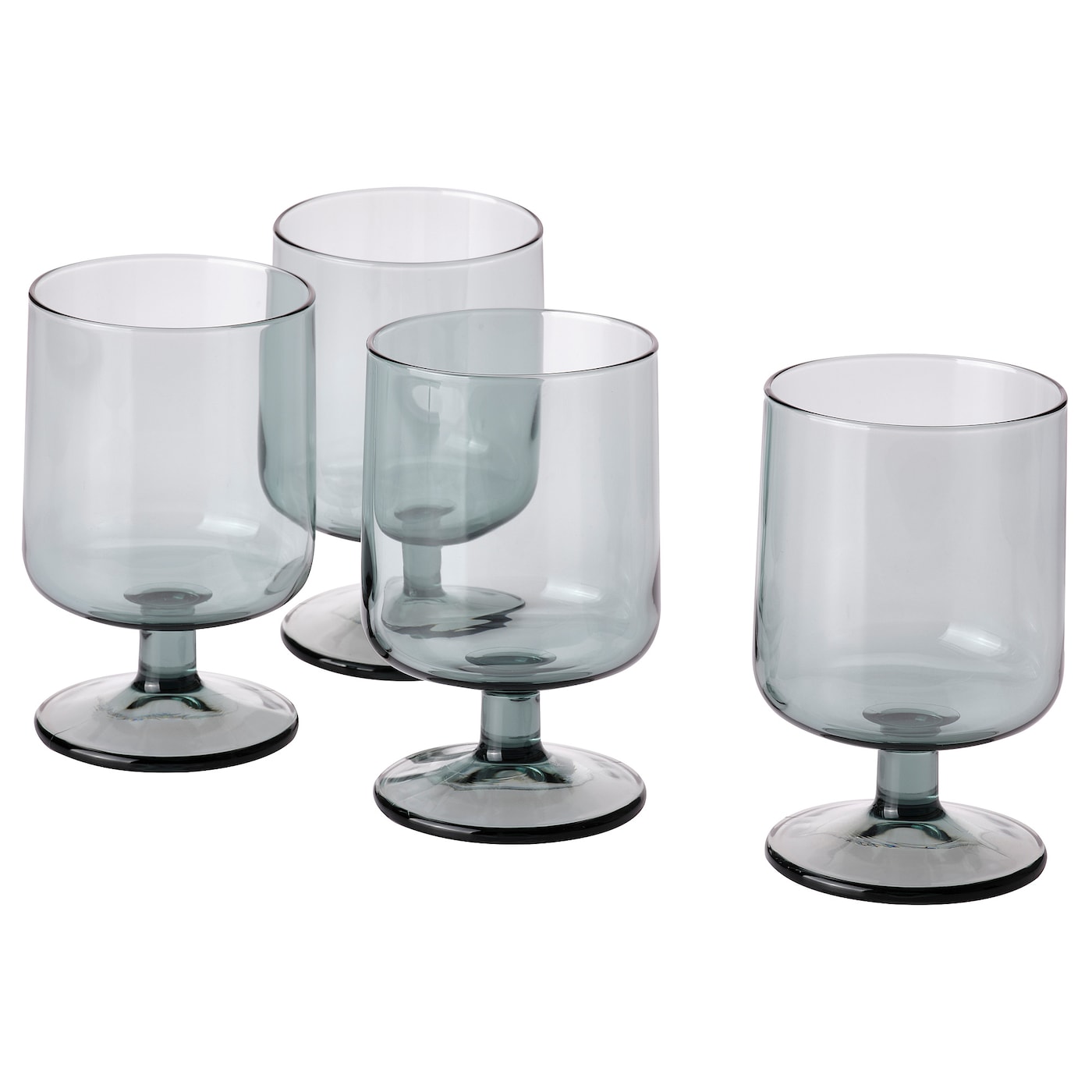 IKEA OMBONAD kielich, szary, 32 cl
