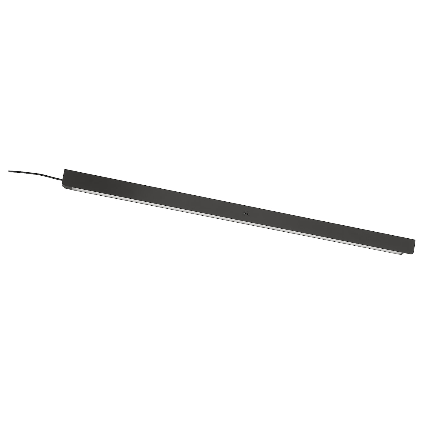 IKEA ÖVERSIDAN listwa LED z czujnikiem do szafy, można przyciemniać ciemnoszary, 71 cm