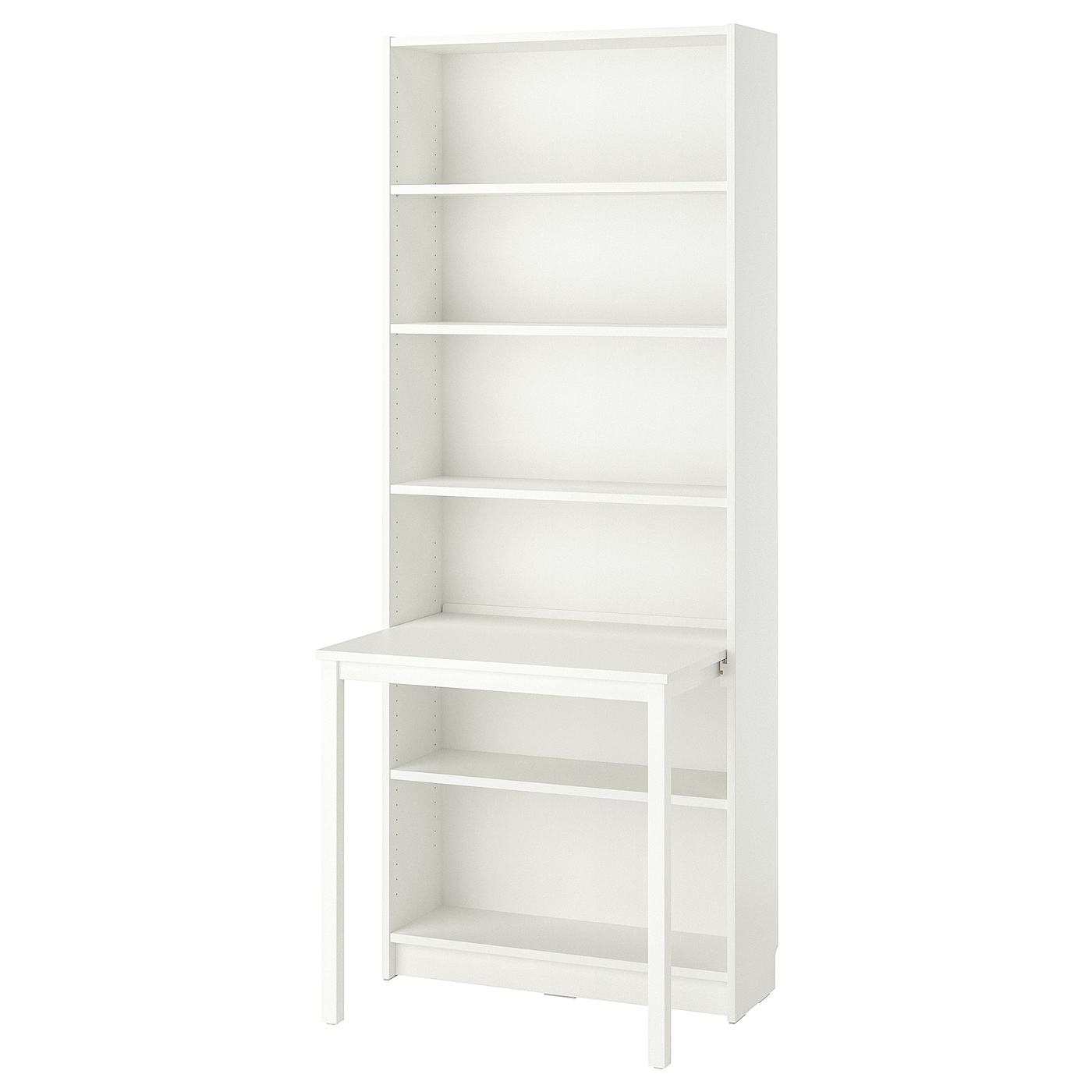 IKEA BILLY regał z biurkiem, biały, 80x202 cm