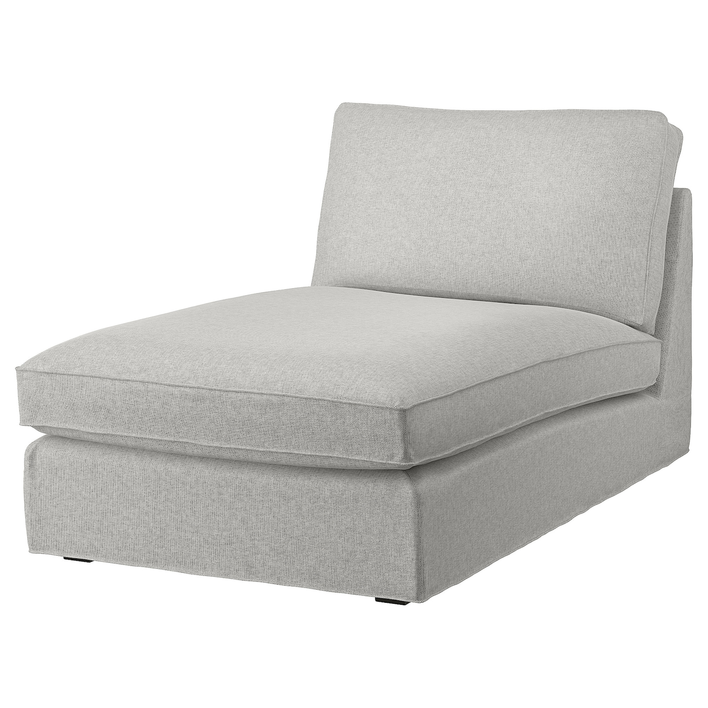 IKEA KIVIK szezlong, Tallmyra biały/czarny, Szerokość: 90 cm