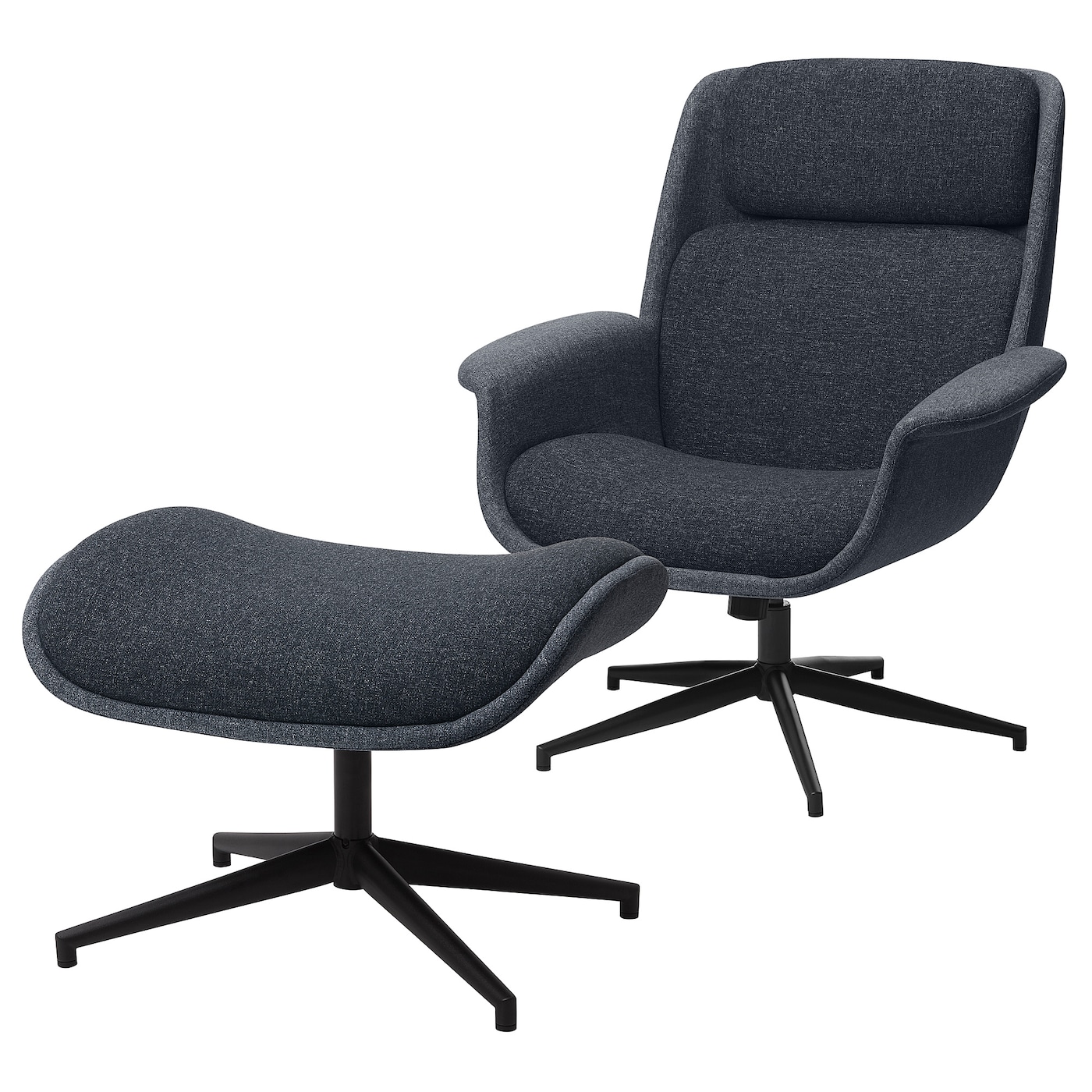 IKEA ÄLEBY fotel z podnóżkiem