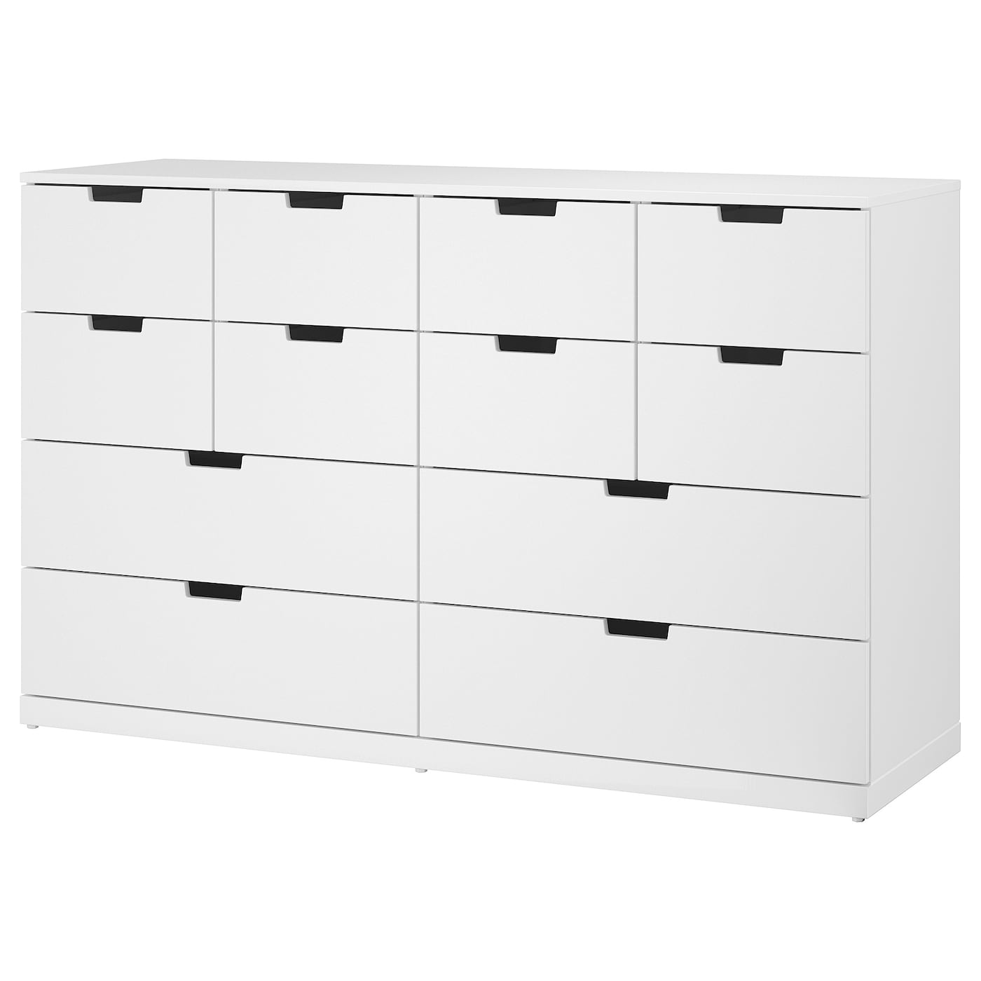IKEA NORDLI komoda,12 szuflad, biały, 160x99 cm