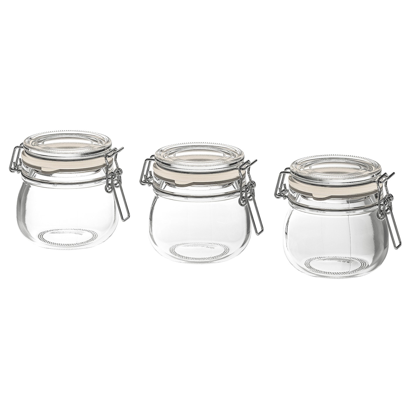 IKEA KORKEN słoik z pokrywką, szkło bezbarwne, 13 cl