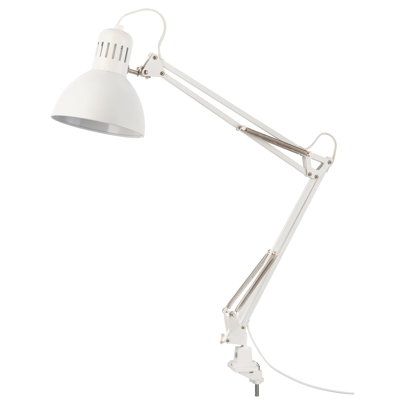 IKEA TERTIAL lampa biurkowa, biały, Maks.: 13 Wat